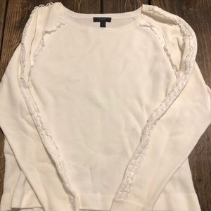 White J Crew sweater